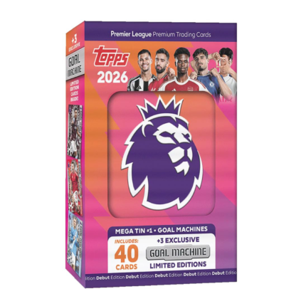 Premier League 2026 - Mega Tin With Tray Goal Machines